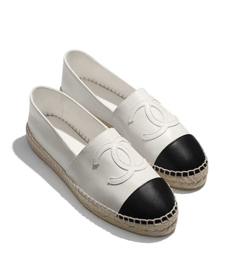 black white chanel espadrilles|chanel espadrilles retail price.